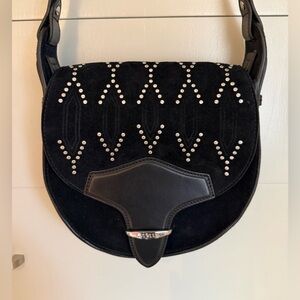 Isabel Marat Black Studded Women's Bag